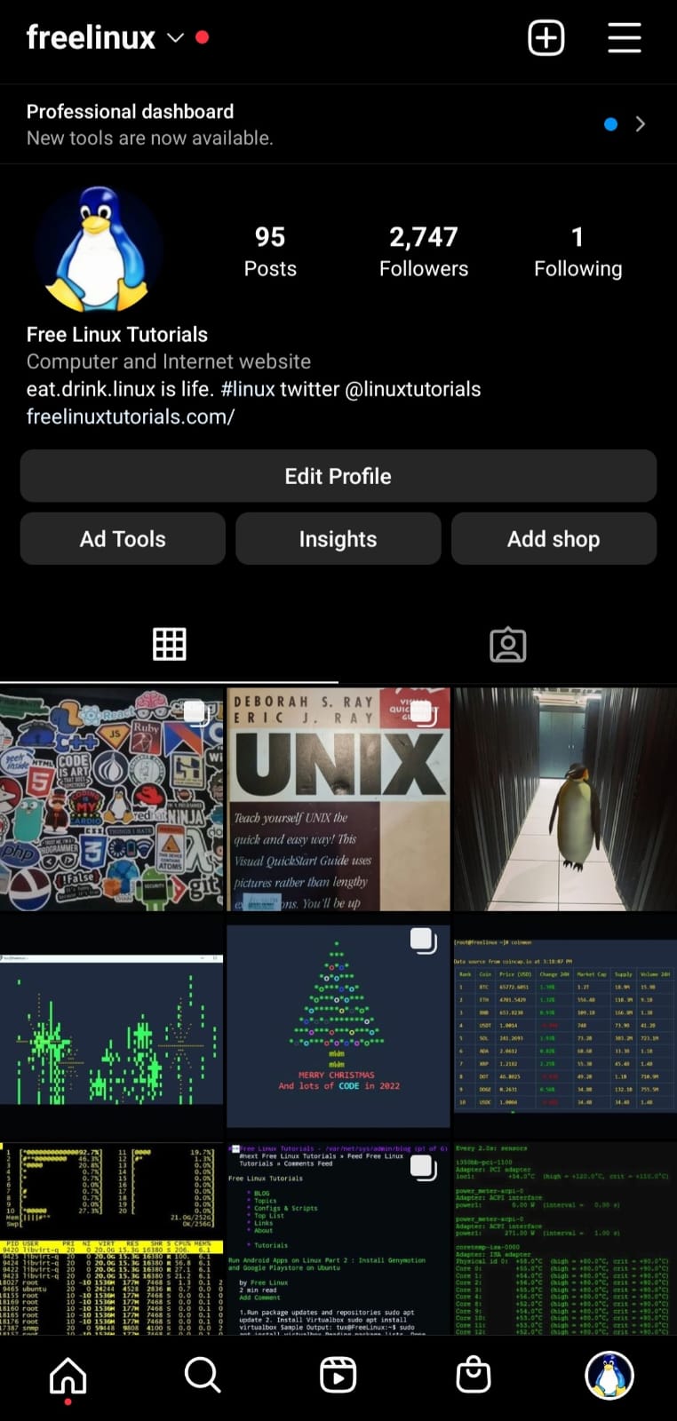 freelinux IG